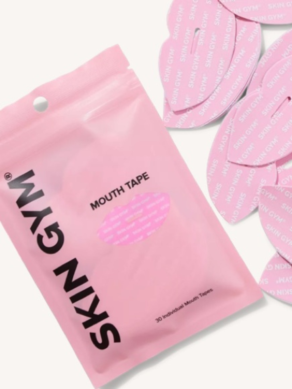 Skin Gym Mouth Tape For The Love of Sleep Pink Gentle Adhesive Strips NEW NWT